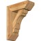 Ekena Millwork Olympic Slat Rough Sawn Bracket w/ Offset Brace, Western Red Cedar, 6"W x 16"D x 20"H BKT0604X16X20OLY06RWR - alternate 1